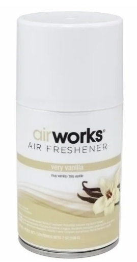AIRWORKS® METERED AEROSOL REFILL 7oz VANILLA - CASE OF 12 EACH