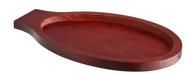 OVAL PINE WOOD UNDERLINER MAHOGANY TBD - EACH