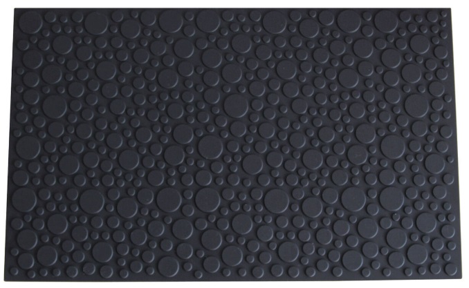 SILICONE RELIEF MAT 53.5X33CM BUBBLES TBD