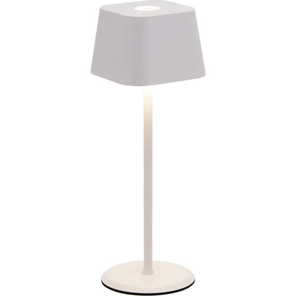 MINI TABLE LAMP MALTA WHITE HEIGHT 22cm/8.8" - EACH 