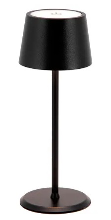 MINI TABLE LAMP MONTE CARLO BLACK HEIGHT 22cm/8.8" - EACH 