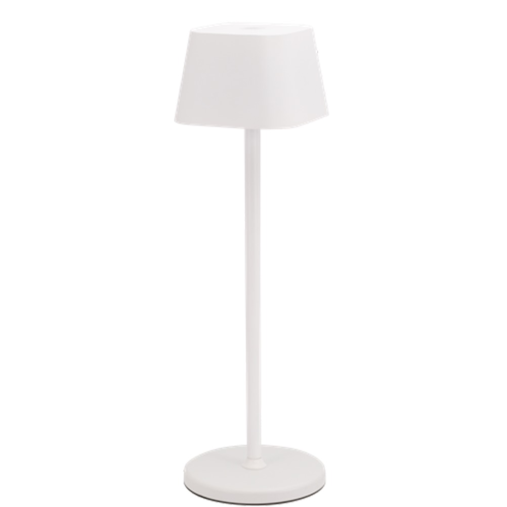 TABLE LAMP GEORGINA WHITE HEIGHT 38cm/15" - EACH 