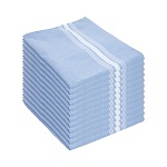 NAPKIN BISTRO 18X22" REVERSE BABY BLUE - PACK OF 12 EACH