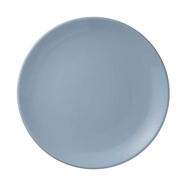 PORCELANA ROUND PLATE MIST 10.5"/26cm - EACH 