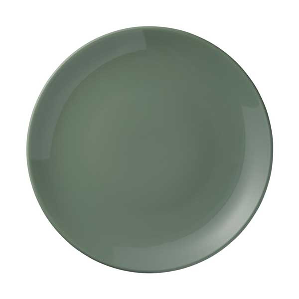 PORCELANA ROUND COUPE PLATE MOSS 10.5"/26cm - EACH  