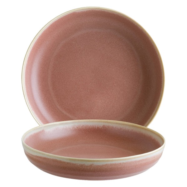 PINK POTT PASTA PLATE 9"/22cm - EACH 
