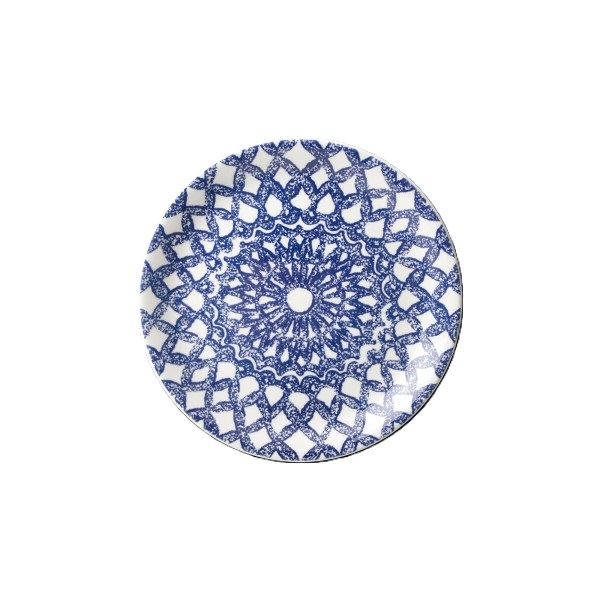 INK NOMAD BLUE COUPE PLATE 15.2CM (6") - CASE OF 12 EACH