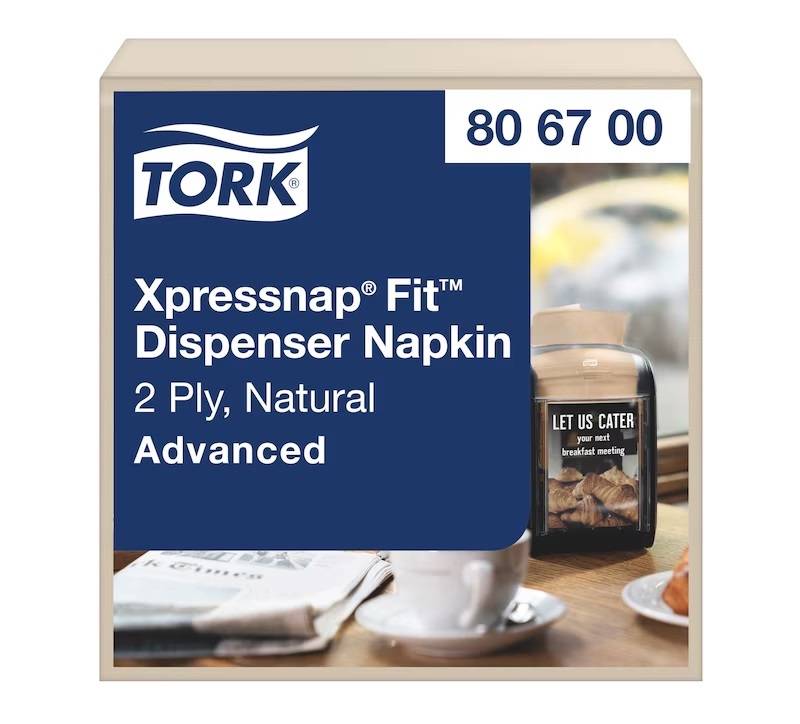 XPRESSNAP FIT REFILL NAPKIN 2PLY NATURAL - CASE OF 4320 EACH 