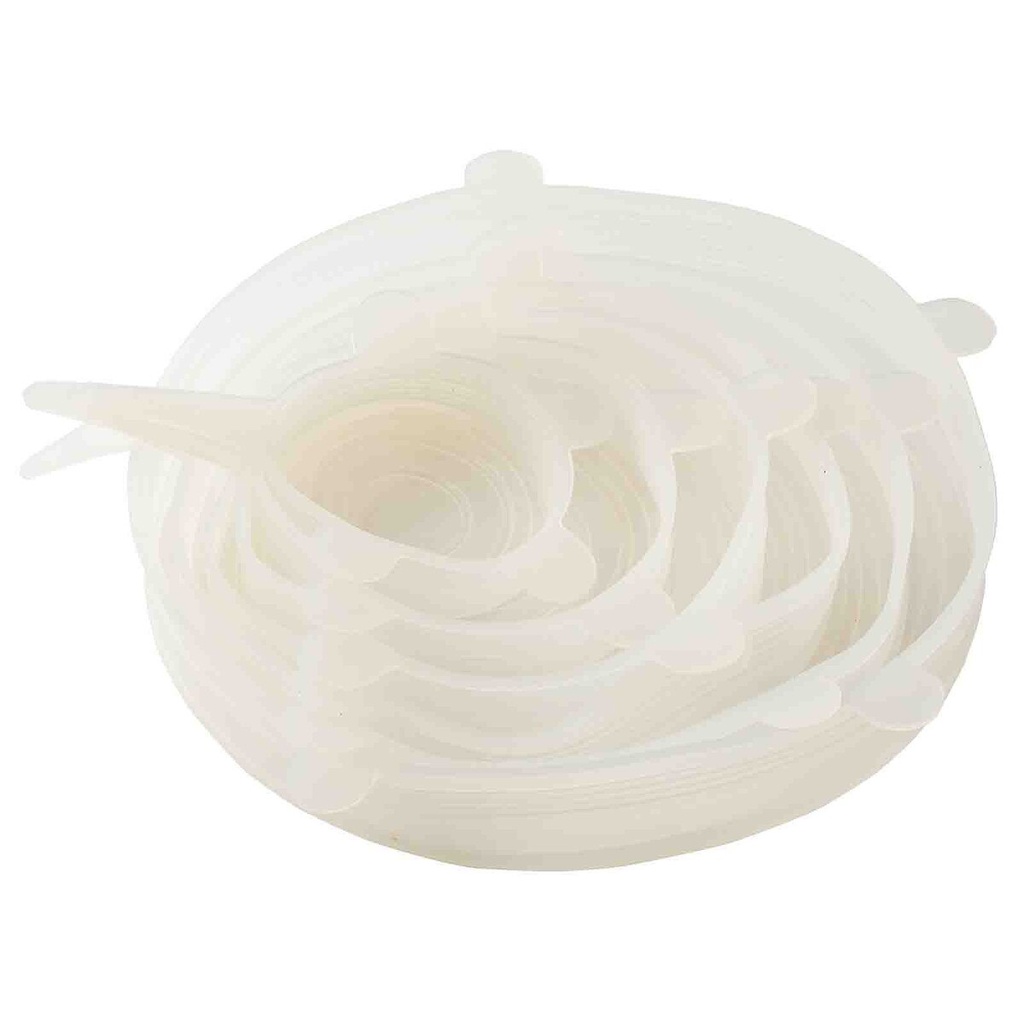 REUSABLE STRETCH LIDS - SET OF 6 EACH