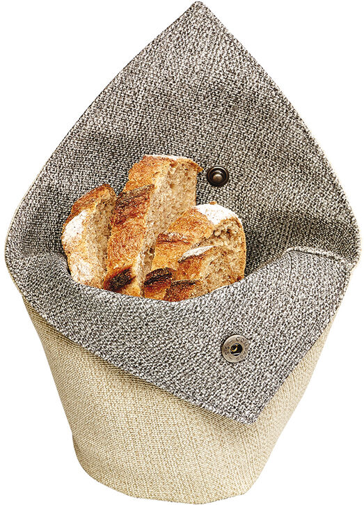 BORÉAL BEIGE JEAN/GREY BASKET Ø 15CM - EACH  