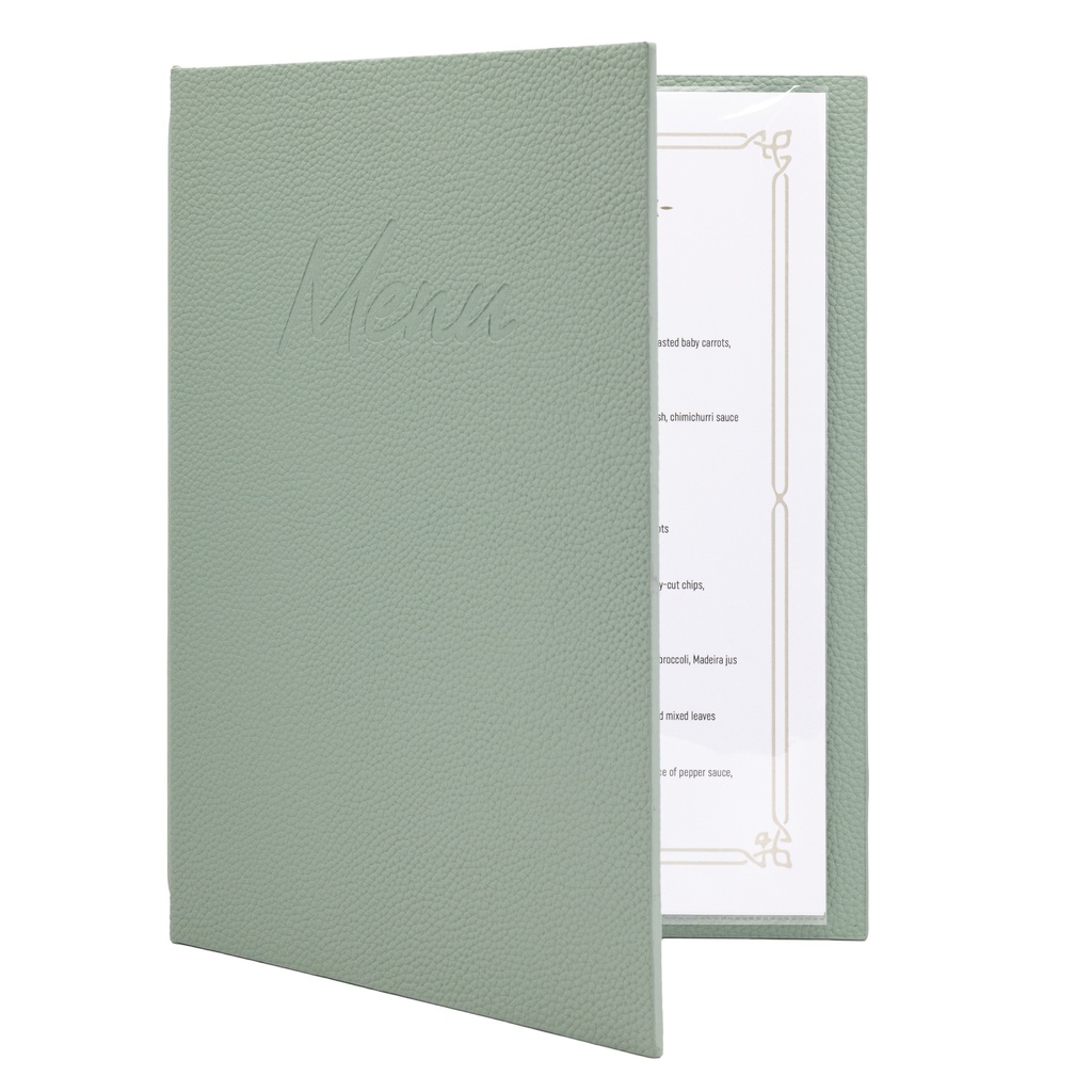 MENU COVER SIGNATURE GREEN A4 - EACH