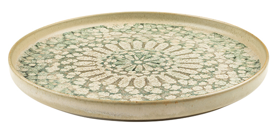 ESMERALDA STRAIGHT RIMMED PLATE Ø 25 CM - EACH 