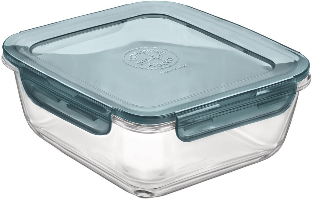 SEALED GLASS FOOD CONTAINER 18X18CM - EACH 