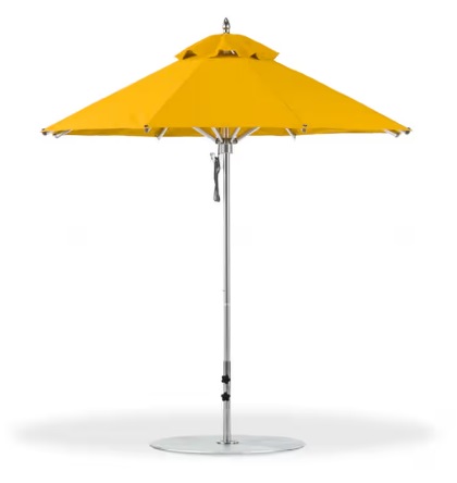 UMBRELLA OCTAGON 7.5FT, YELLOW (R554) - GREENWICH SERIE