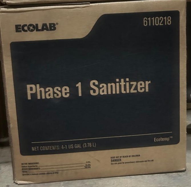 PHASE 1 SANITIZER 4X1 GALLON TBD