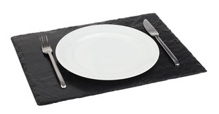PLATE RECTANGULAR SLATE 18X12"