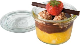 WECK-GLASS 80ML WITH COVER - EACH