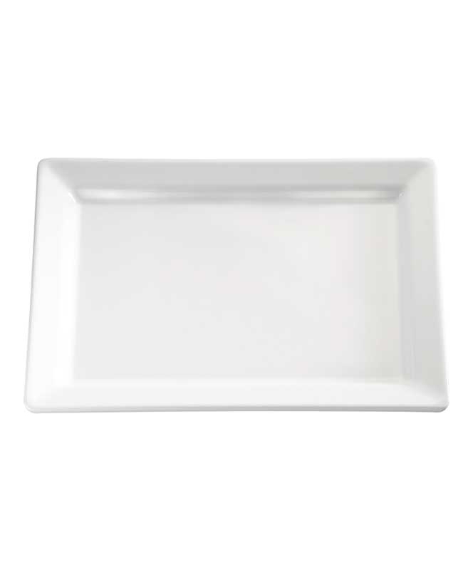PLATTER RECT 30X21CM WHITE