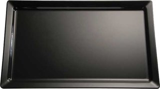 PLATTER GN/1 BLACK MELAMINE