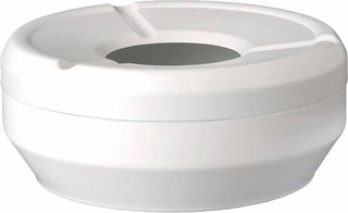 ASHTRAY WHITE Ø10CM