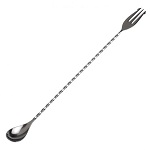 [BAR M37015BK] BAR SPOON TRIDENT BLACK 30CM