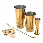 [BAR M37101GD] COCKTAIL BASIC SET GOLD