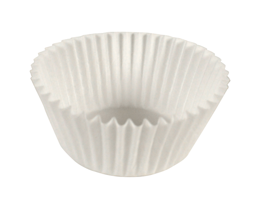 [BC 4.5INCH] BAKING CUPS 4.5" WHITE - PACK OF 500 EACH