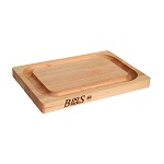 [BOOS 209] CHOP-N-SLICE CUTTING BOARD 12"X8"X1" GROOVED AND REVERSIBLE