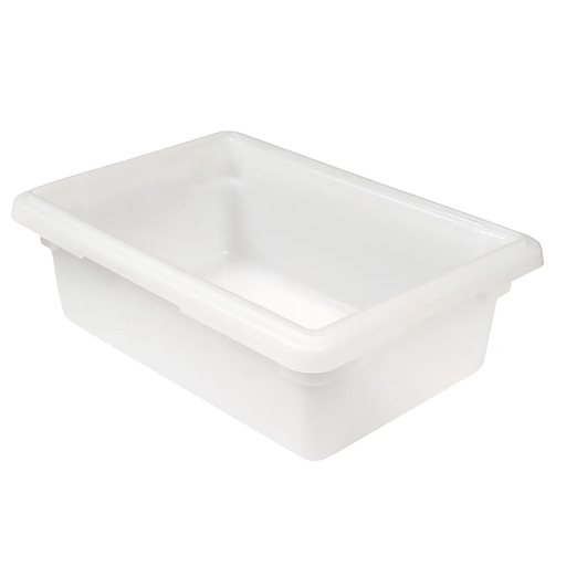 [CAM 12186P] FOOD BOX POLY WHITE 3 GALLON
