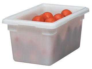 [CAM 18269P] FOOD BOX POLY WHITE 13 GALLON