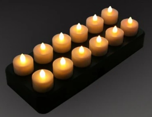 [CANDLE EC-12] EASY CANDLE CHARGING STATION - SET OF 12 LAMPS