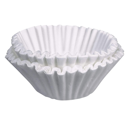 [CF 18X7.5-500] PAPER COFFEE FILTER WHITE 18" X 7.5 - CASE OF 500 EACH