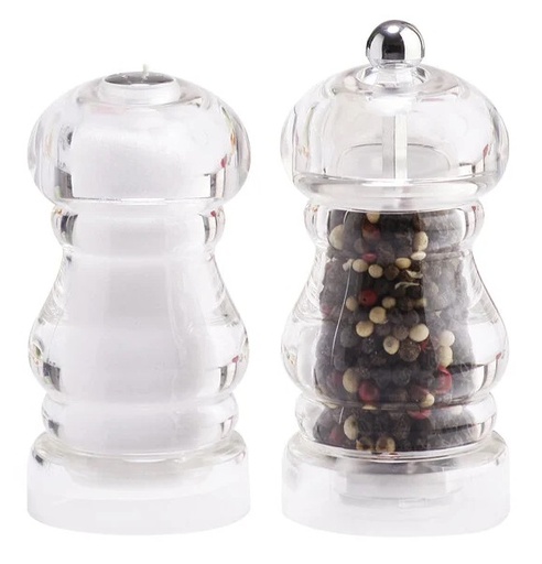 [CHS 29190] LAUREL PEPPER MILL & SALT SHAKER SET