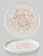 [CHUR KTAMWP211] WALLED PLATE 8.67" KINTSUGI CO