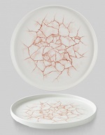 [CHUR KTAMWP261] WALLED PLATE 10-2/8" KINTSUGI