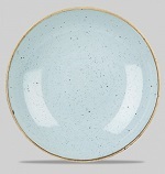 [CHUR SDESEV111] COUPE PLATE  11.25" DUCK EGG BLUE