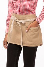 [CHW AWCD016-NAT] AUSTIN WAIST APRON NATURAL - EACH