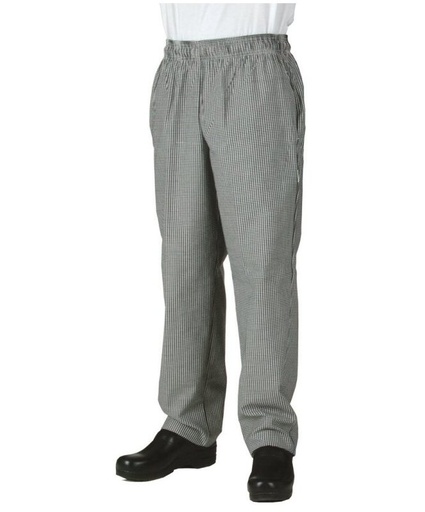 [CHW NBCP-XXXL] ESSENTIAL BAGGY CHEF PANTS SMALL CHECK - SIZE XXXLARGE
