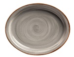 [COR 8077 GREY] OVAL PLATTER 11"X10" GREY