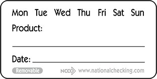 [DOT RP12] LABEL PRODUCT  1X2 - ROLL OF 1000 LABELS