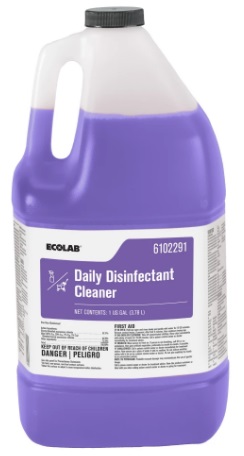 [ECOL 6102291] DAILY DISINFECTANT CLEANER GALLON 4X1 GALLON