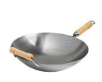 [ESC J20-1140] CARBON STEEL WOK 14"