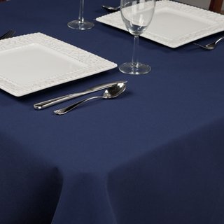 [FLOR 52X52 NAVY] TABLECLOTH 52"X52" NAVY - DOZEN