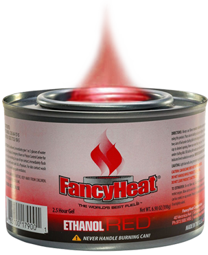 [FUEL F900] FANCY HEAT ETHANOL 7oz CHAFING FUEL 2.5 HOURS - CASE OF 72 EACH