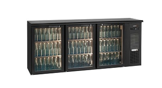 [GAM E3/222GMU84] BACK BAR COOLER 78", 3 DOOR GLASS - 220-240V (19CFT)