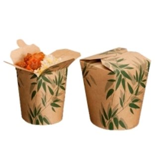 [GDP 131.53] FEEL GREEN ROUND CONTAINER 32oz TBD - CASE OF 9 PACK