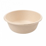 [GDP 211.75] SALAD BOWL FIBER 17oz NATURAL - CASE OF 10 PACK