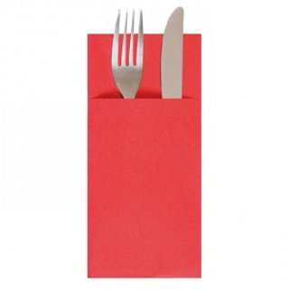 [GDP 213.82] NAPKIN KANGAROO RED 33X40CM - CASE OF 14 PACK
