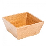[GDP 217.22] SQUARE BOWL BAMBOO - EACH