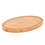 [GDP 217.36] TRAY OVAL BAMBOO 31X20X2CM - EACH